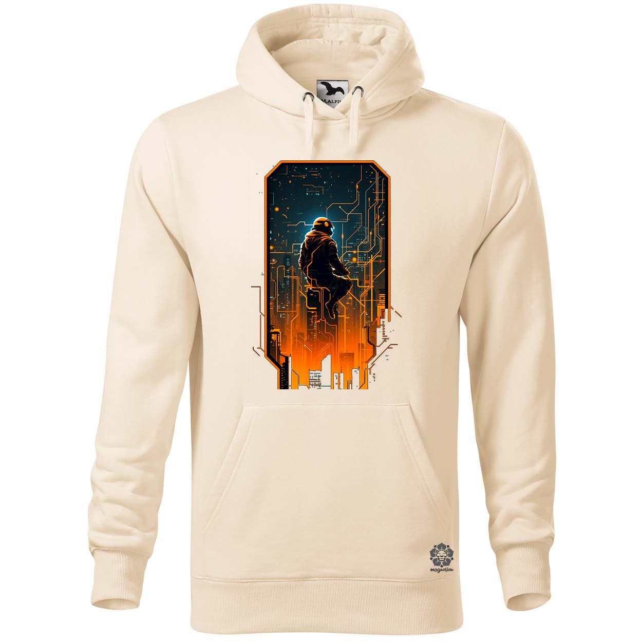 Mono vektor cyberpunk v5 egyedi  pulóver 