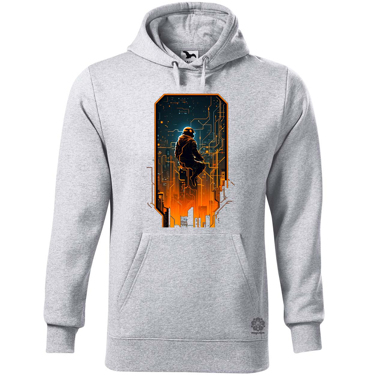 Mono vektor cyberpunk v5 egyedi  pulóver 