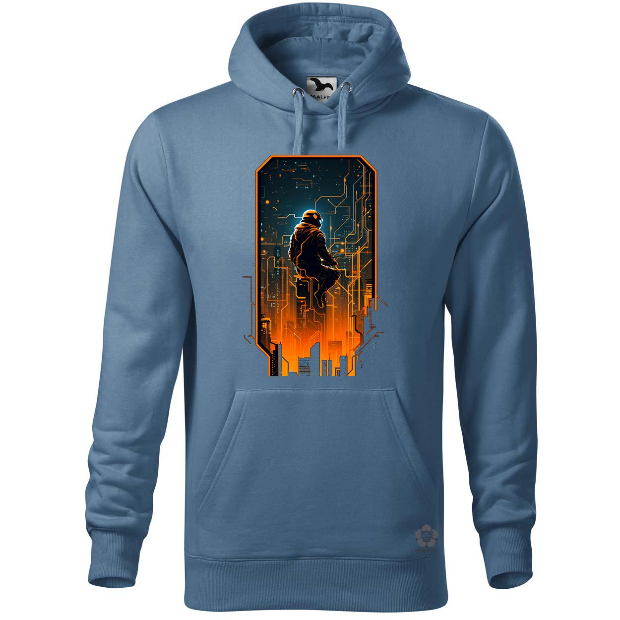 Mono vektor cyberpunk v5 egyedi  pulóver 