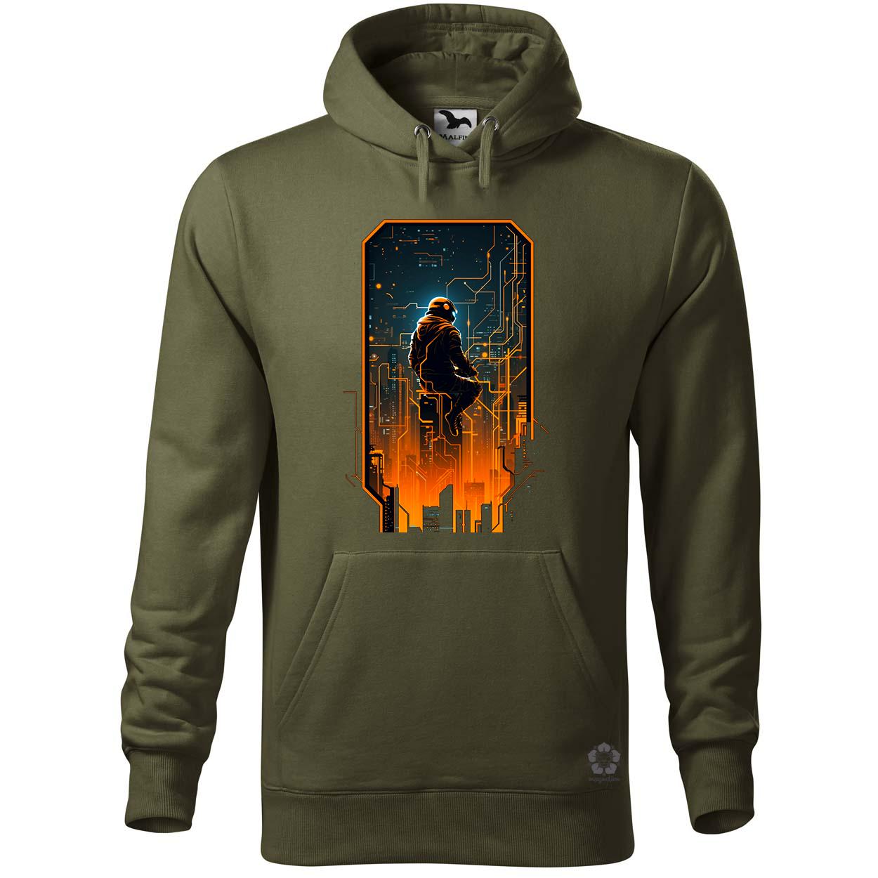 Mono vektor cyberpunk v5 egyedi  pulóver 