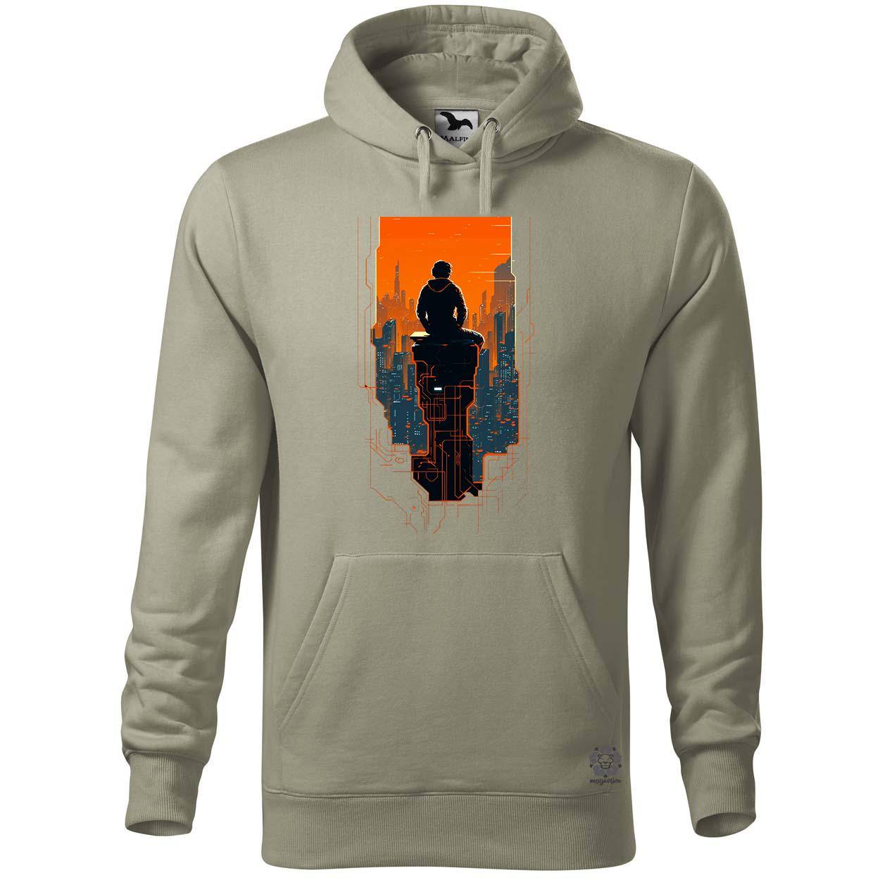 Mono vektor cyberpunk v6 egyedi  pulóver 