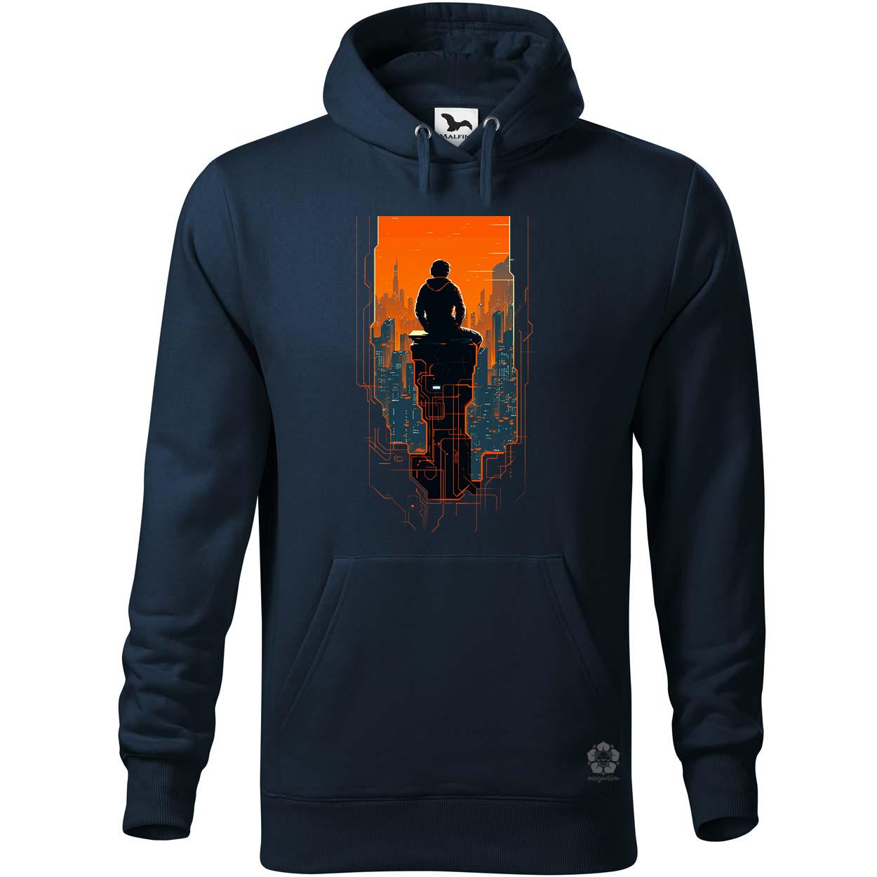 Mono vektor cyberpunk v6 egyedi  pulóver 