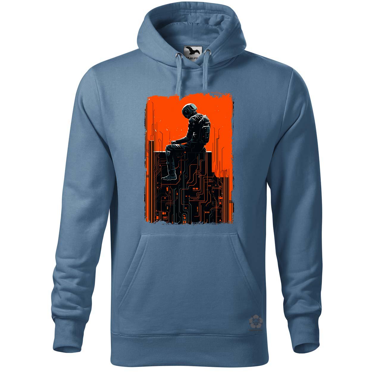 Mono vektor cyberpunk v7 egyedi  pulóver 