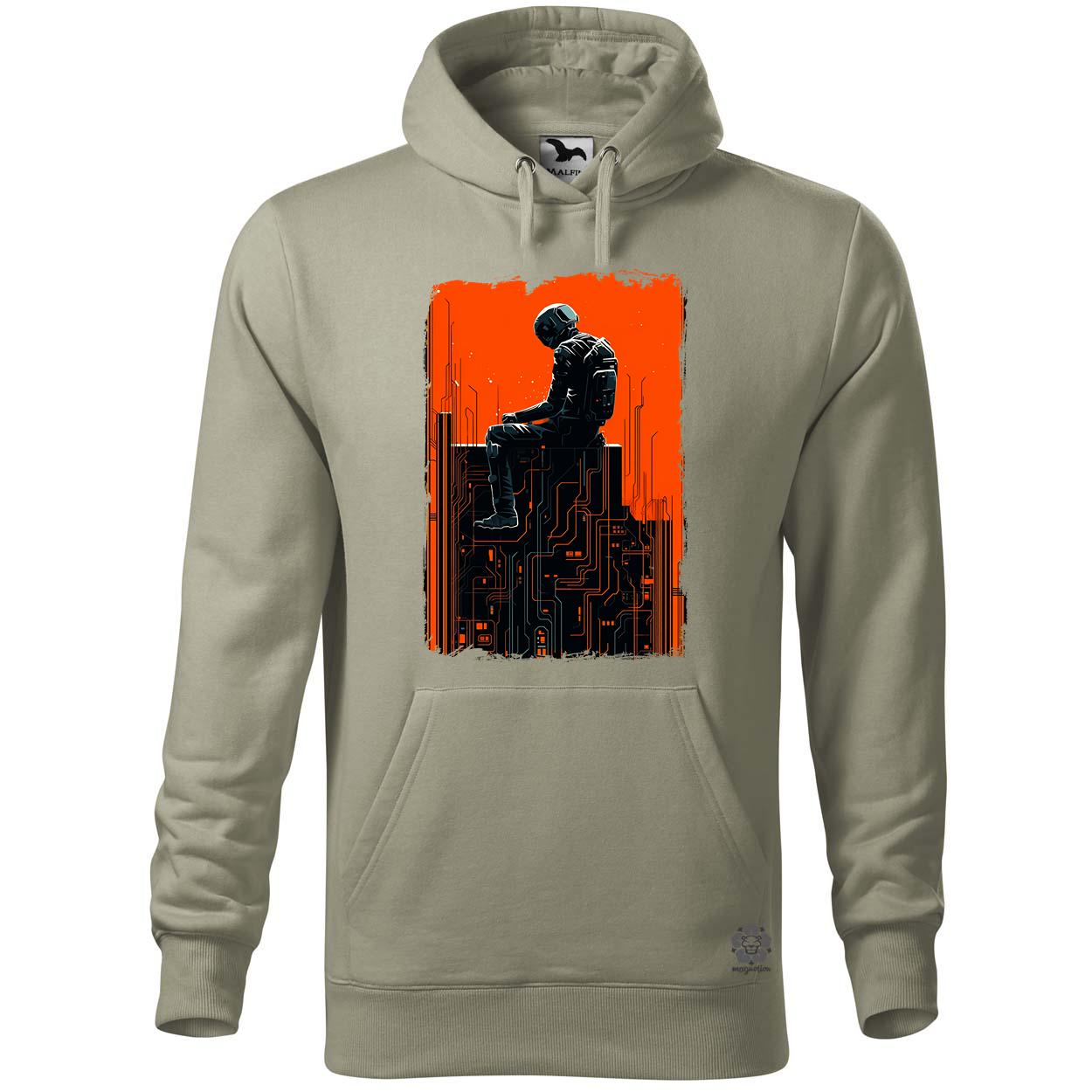 Mono vektor cyberpunk v7 egyedi  pulóver 