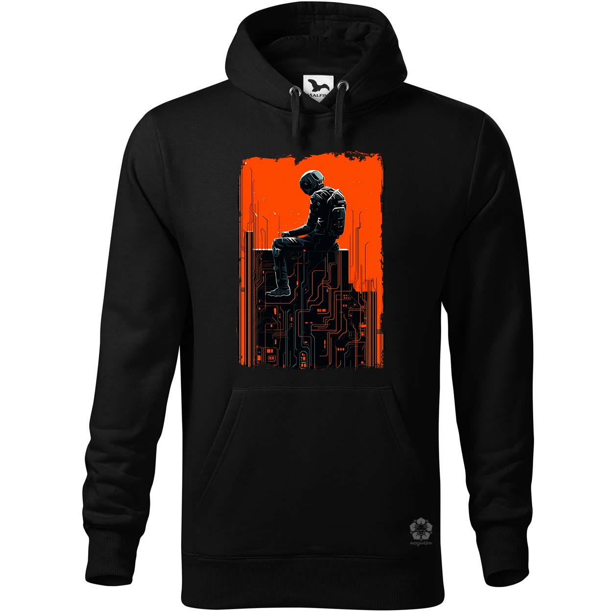 Mono vektor cyberpunk v7 egyedi  pulóver 