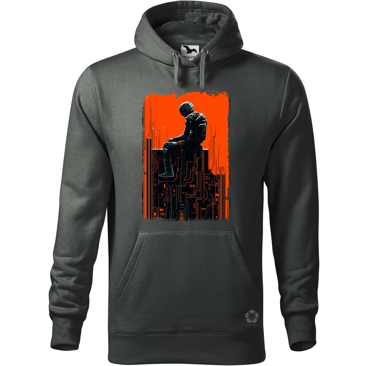 Mono vektor cyberpunk v7 egyedi  pulóver 