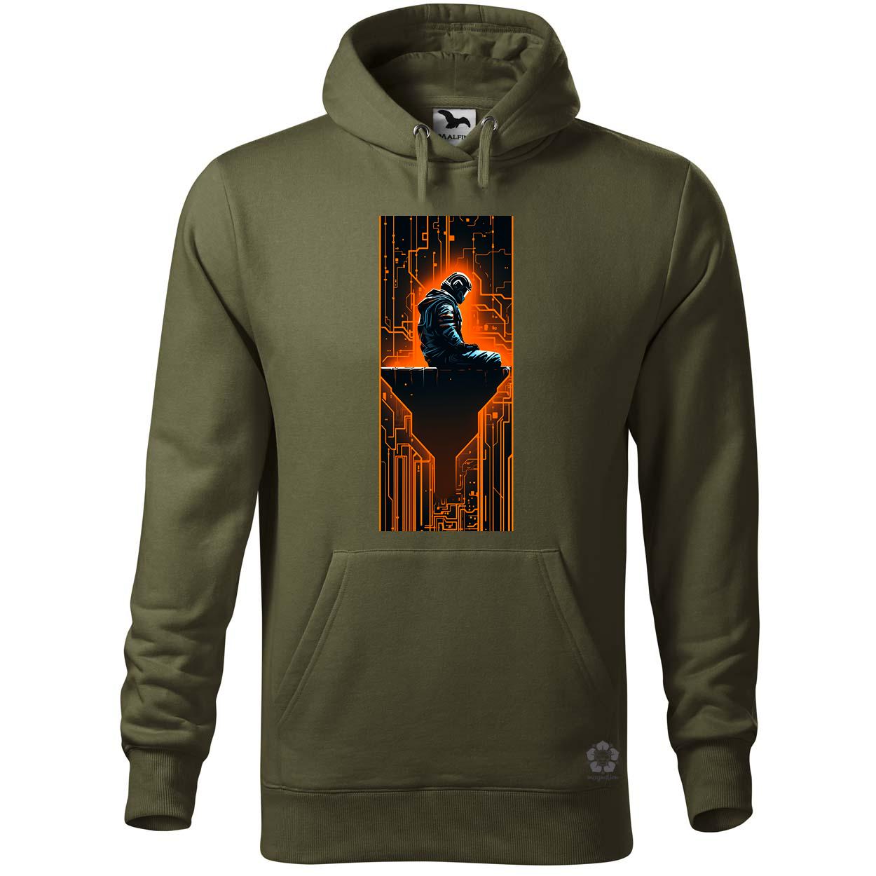 Mono vektor cyberpunk v8 egyedi  pulóver 
