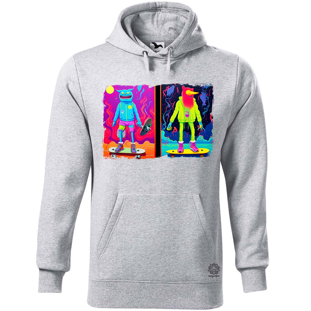 Multidimenzió ART deszkázás v1 egyedi  pulóver 