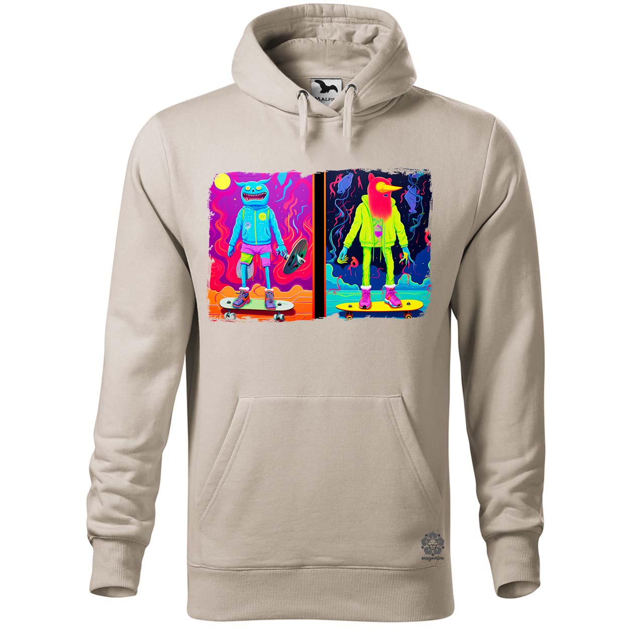 Multidimenzió ART deszkázás v1 egyedi  pulóver 