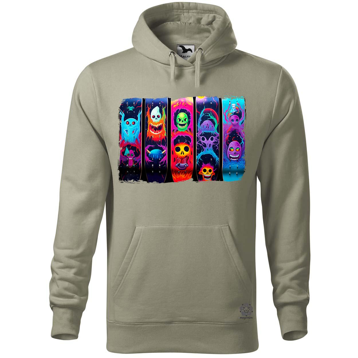Multidimenzió ART deszkázás v2 egyedi  pulóver 