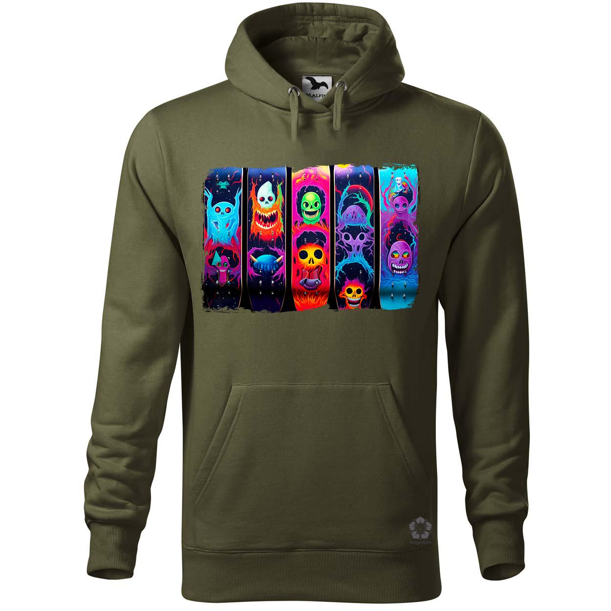 Multidimenzió ART deszkázás v2 egyedi  pulóver 