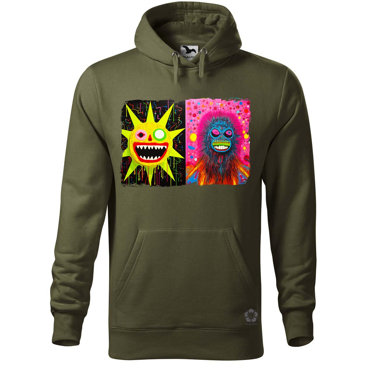 Multidimenzió ART deszkázás v4 egyedi  pulóver 