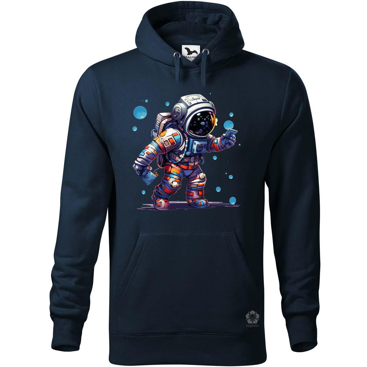 Pixelart asztronauta v3 egyedi  pulóver 