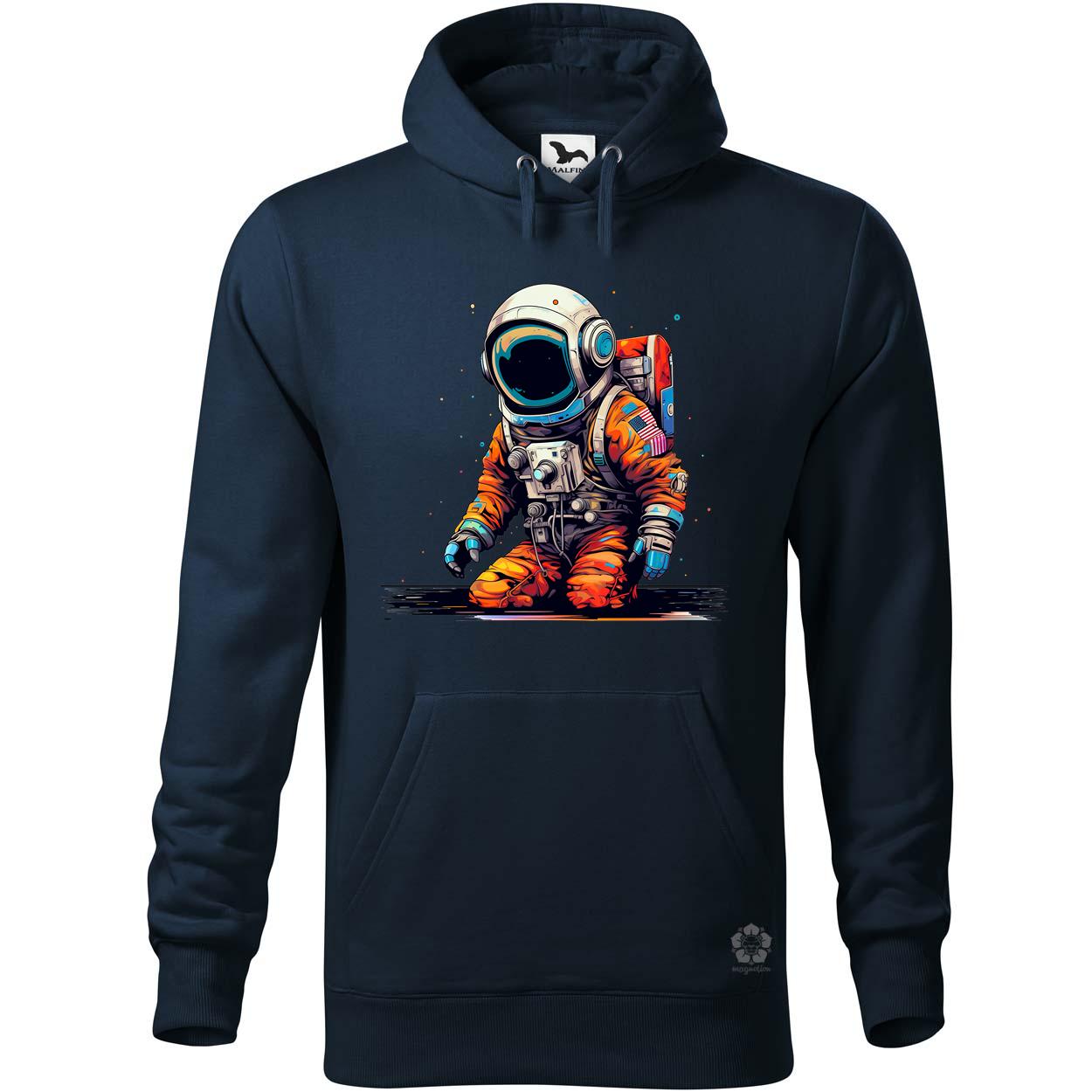 Pixelart asztronauta v4 egyedi  pulóver 