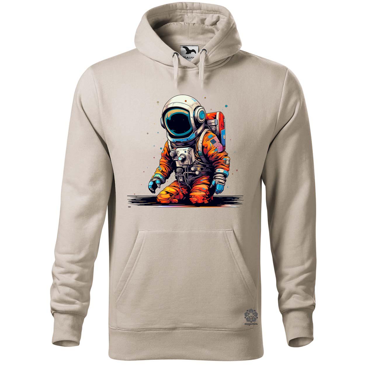 Pixelart asztronauta v4 egyedi  pulóver 