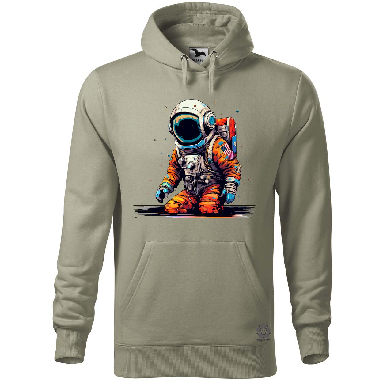 Pixelart asztronauta v4 egyedi  pulóver 