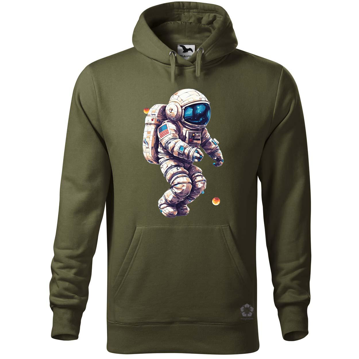 Pixelart asztronauta v5 egyedi  pulóver 