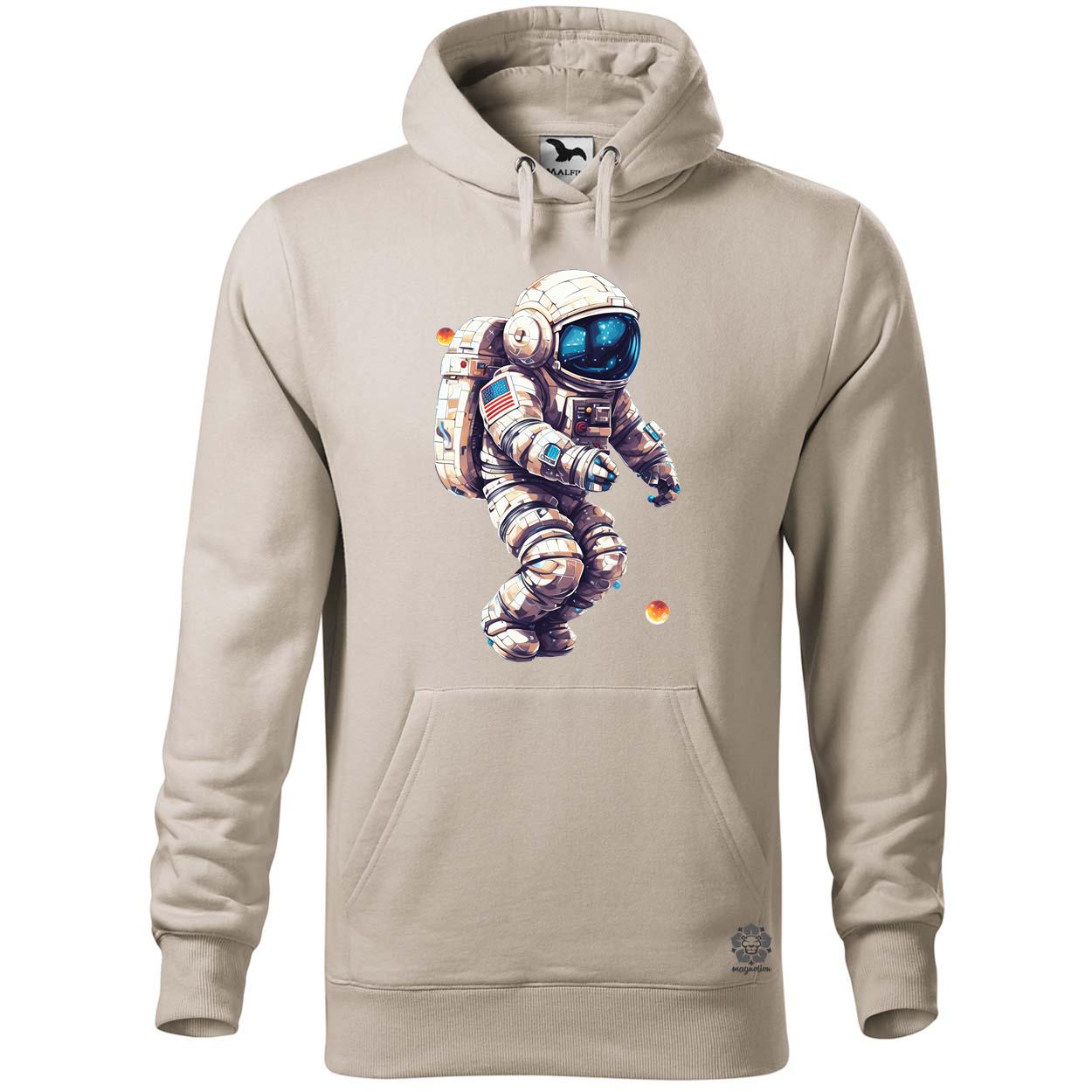 Pixelart asztronauta v5 egyedi  pulóver 