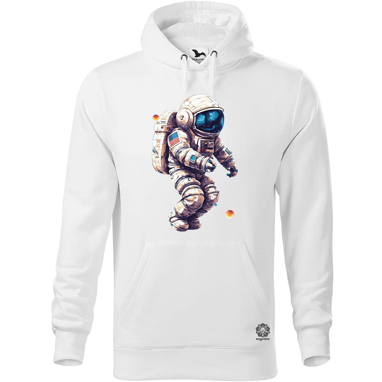Pixelart asztronauta v5 egyedi  pulóver 