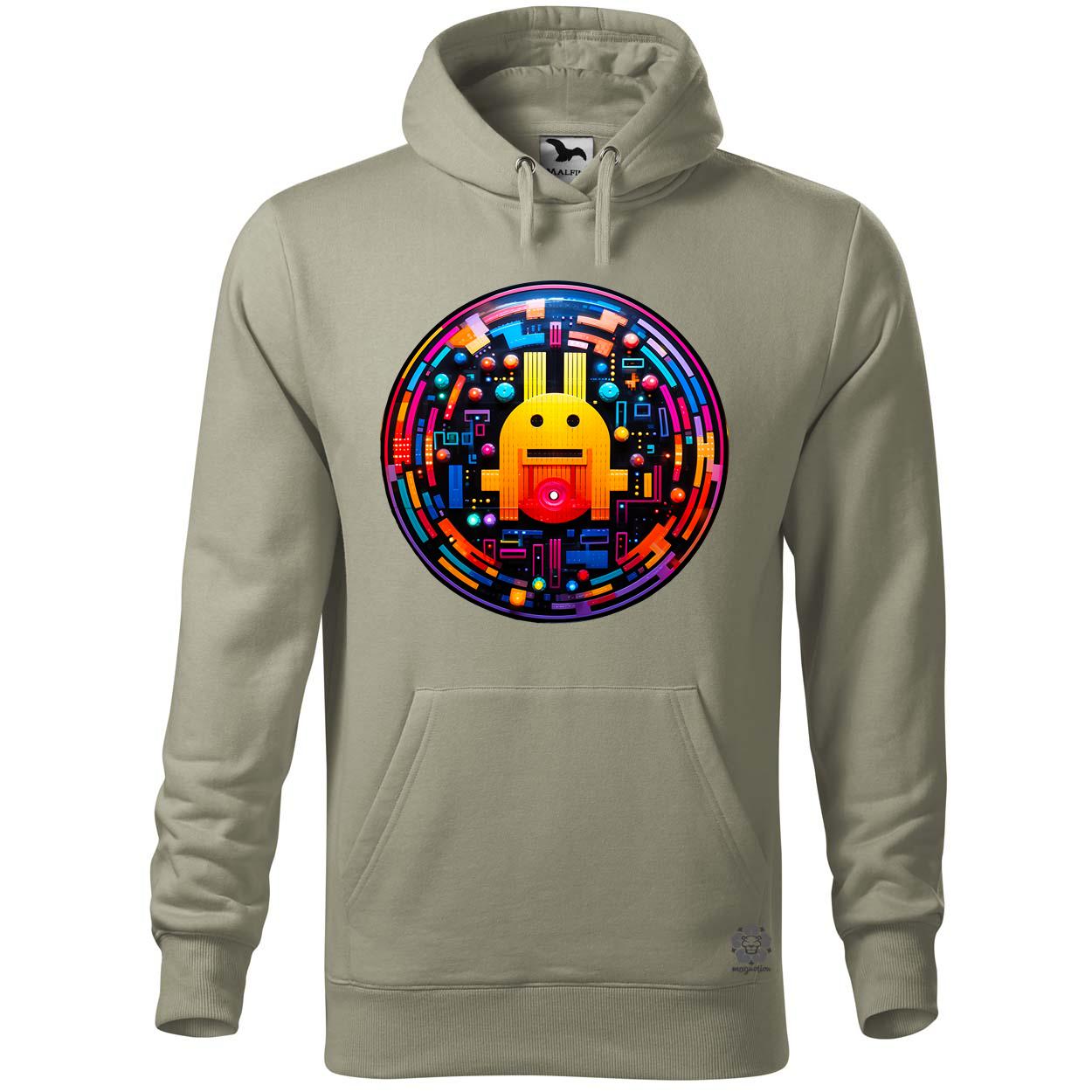 Pixelart bakelit az űrben v6 egyedi  pulóver 