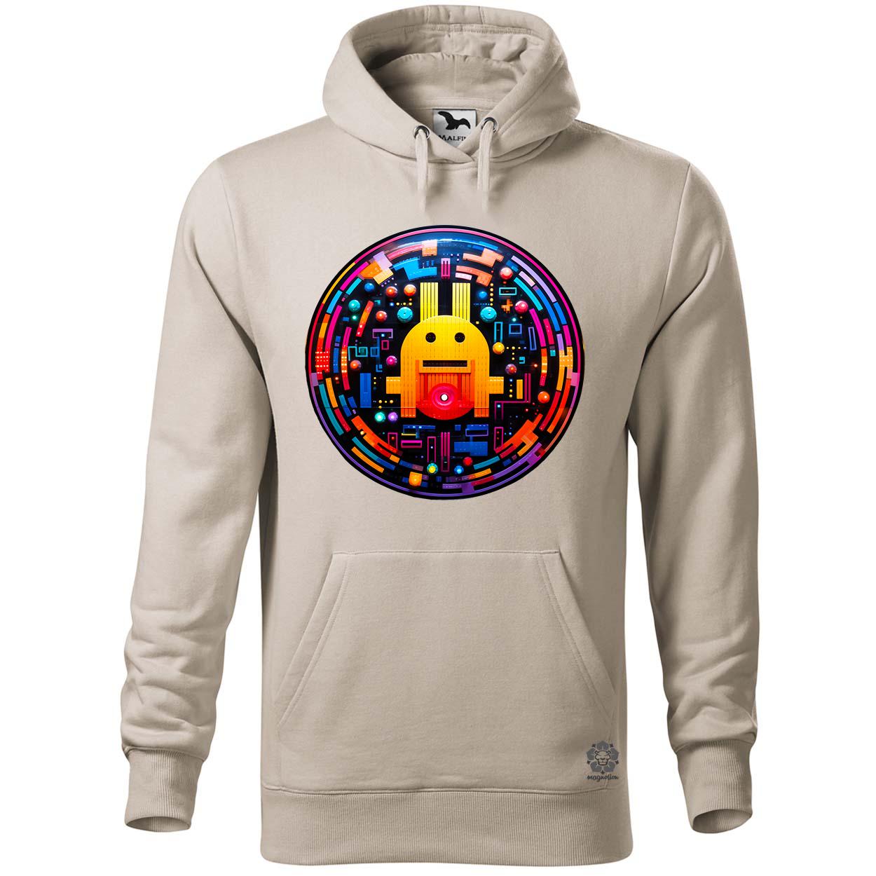 Pixelart bakelit az űrben v6 egyedi  pulóver 