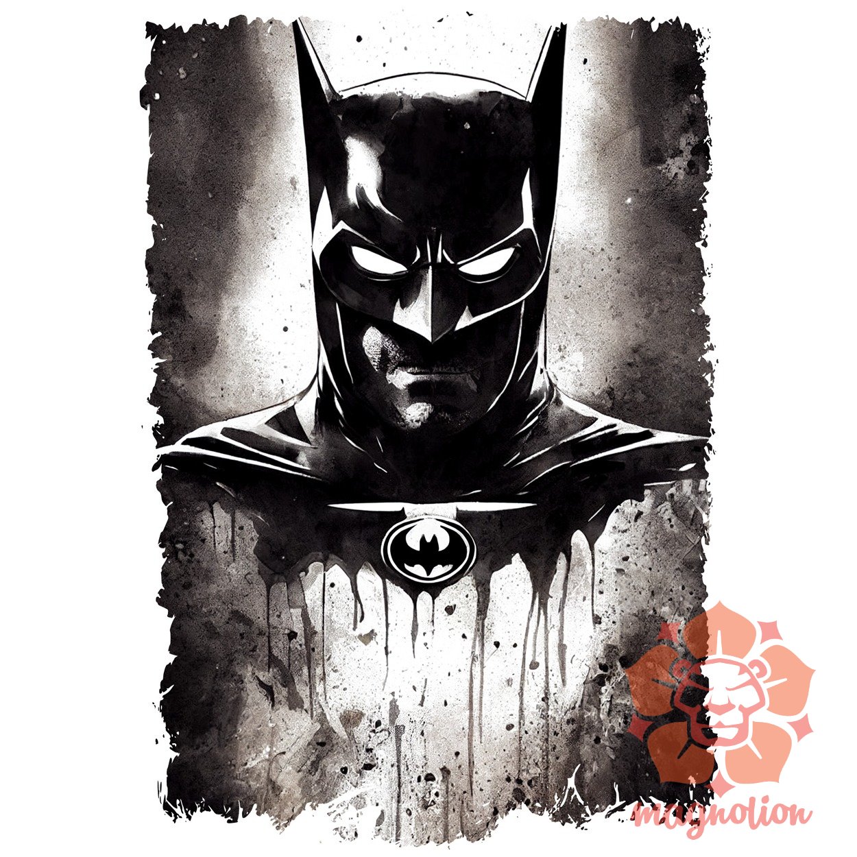 Elmosódott Batman fanart v1 egyedi póló 