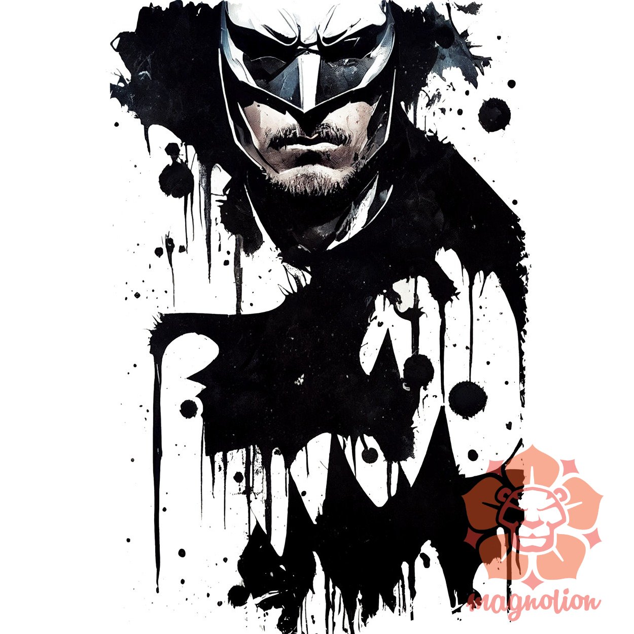 Elmosódott Batman fanart v2 egyedi póló 