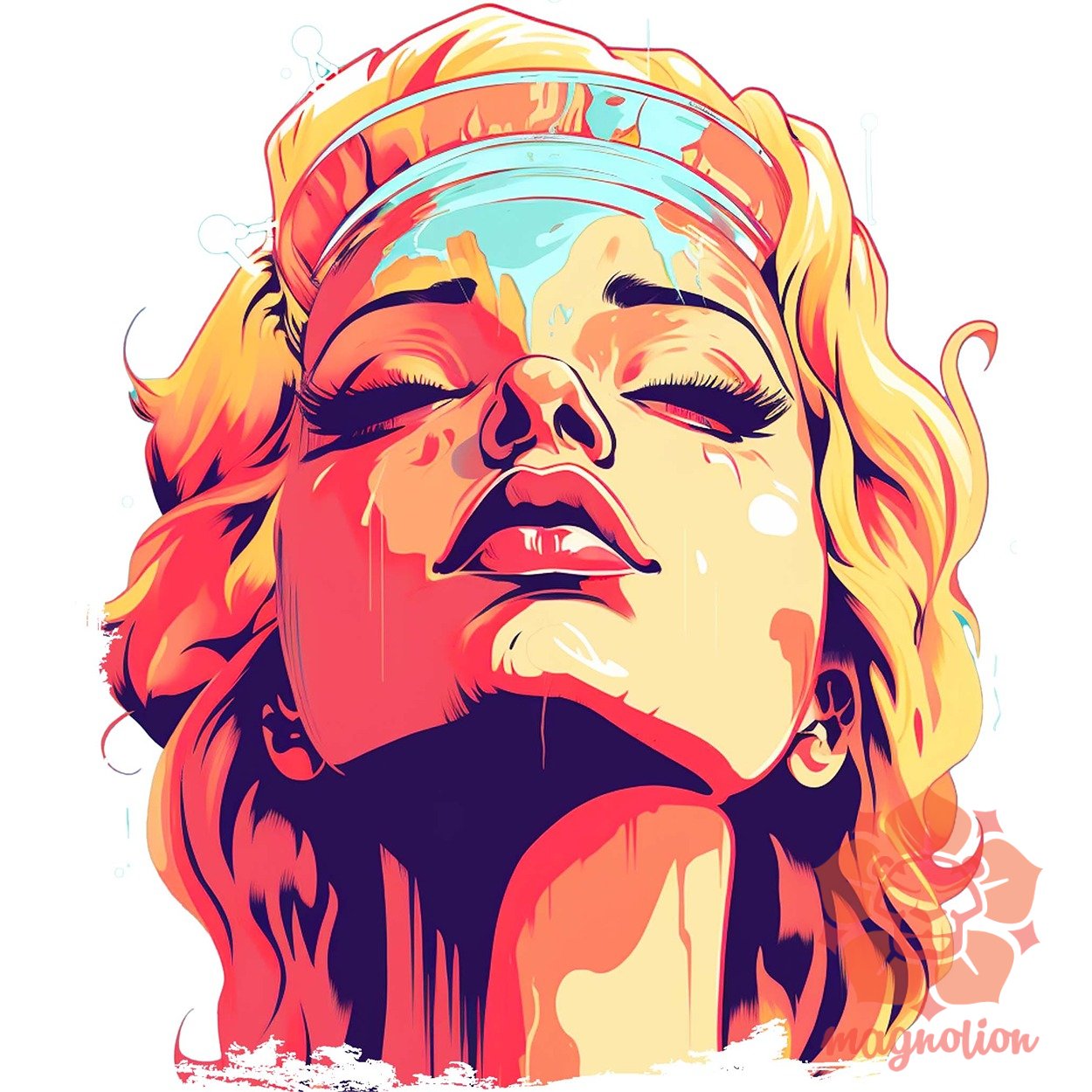 Pop art királynő v3 egyedi  pulóver 