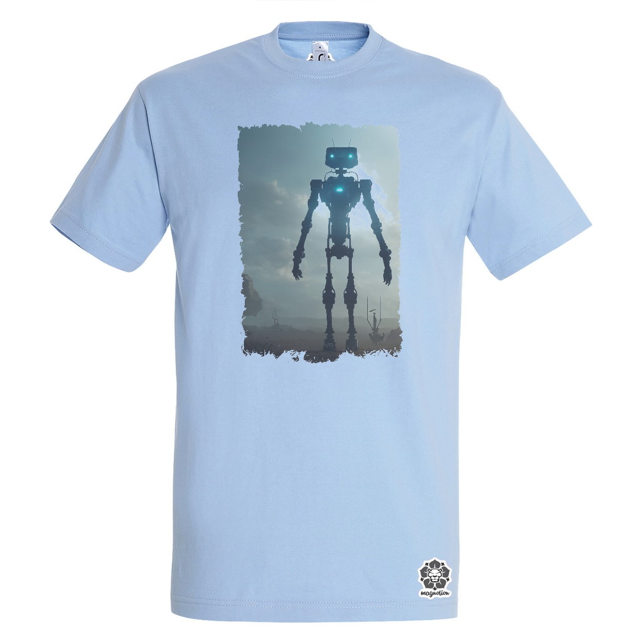 Robot a senki földjén egyedi póló 