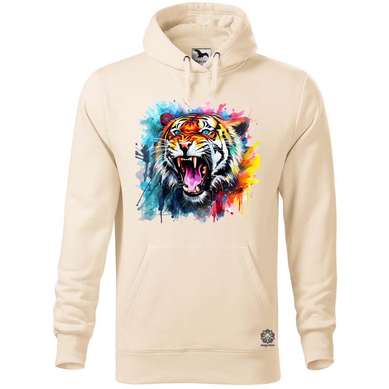 Üvöltő tigris v3 egyedi  pulóver 