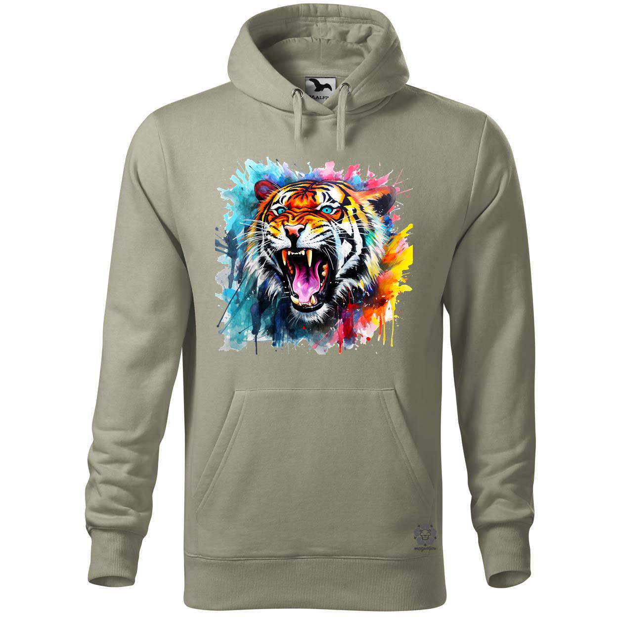 Üvöltő tigris v3 egyedi  pulóver 