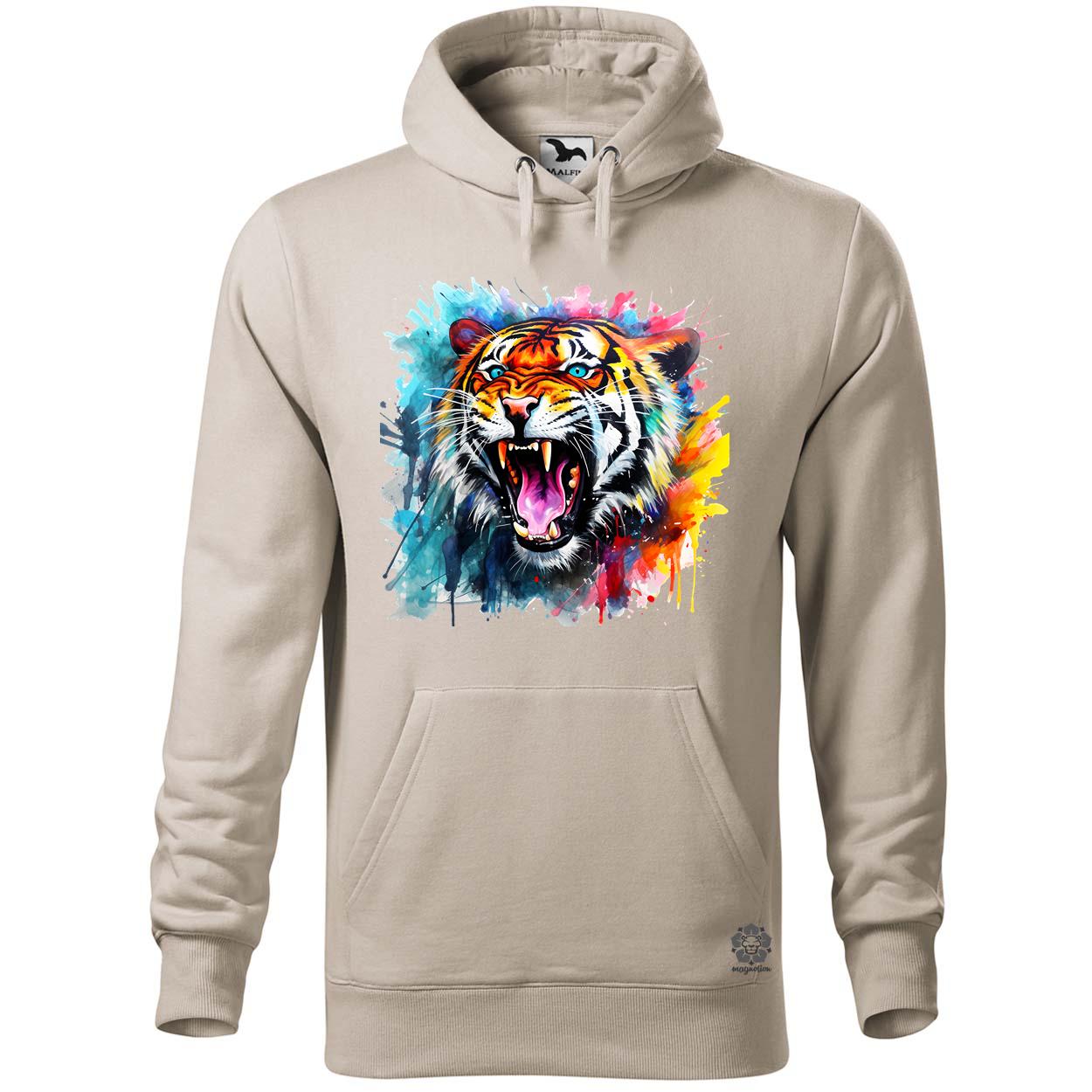Üvöltő tigris v3 egyedi  pulóver 