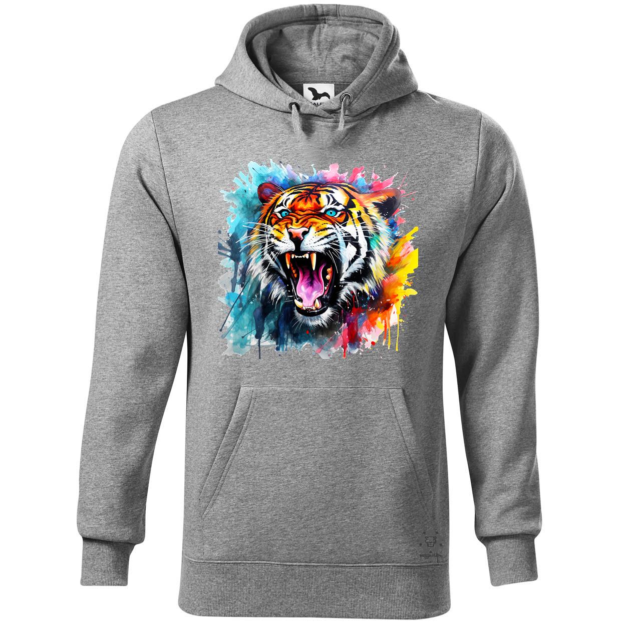 Üvöltő tigris v3 egyedi  pulóver 