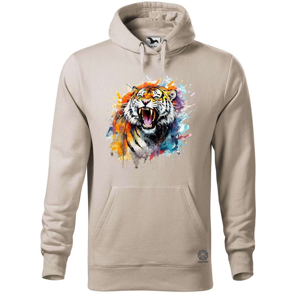 Üvöltő tigris v4 egyedi  pulóver 