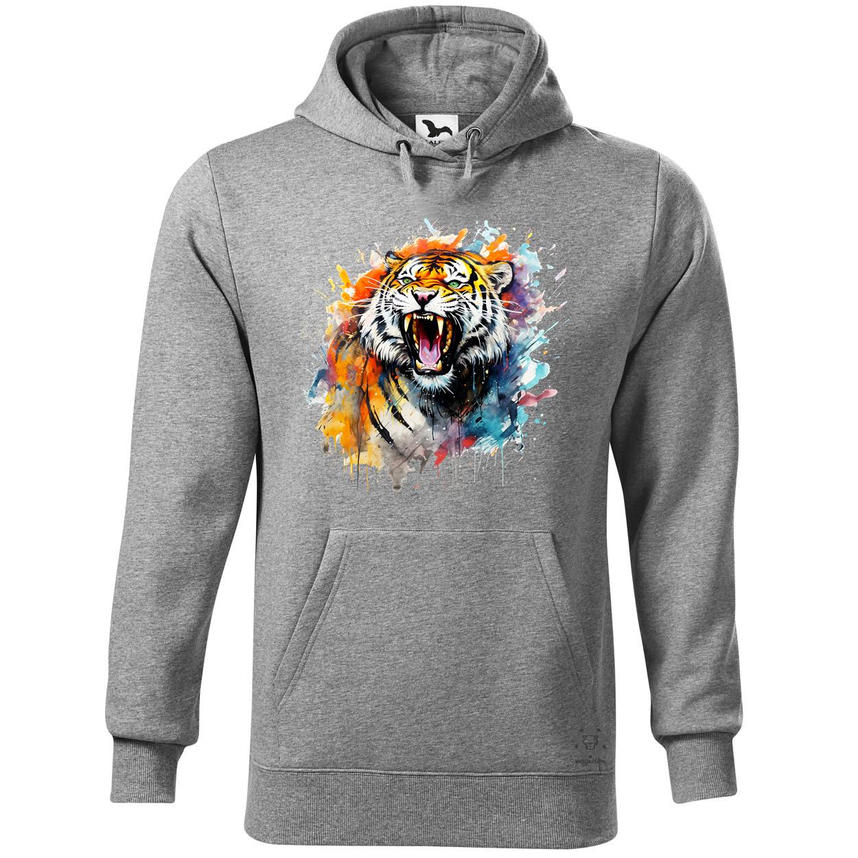 Üvöltő tigris v4 egyedi  pulóver 