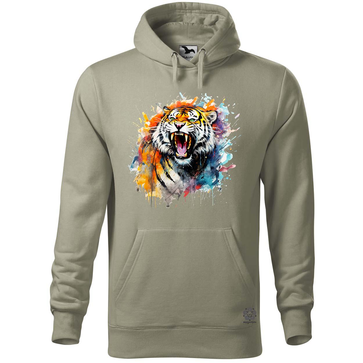 Üvöltő tigris v4 egyedi  pulóver 