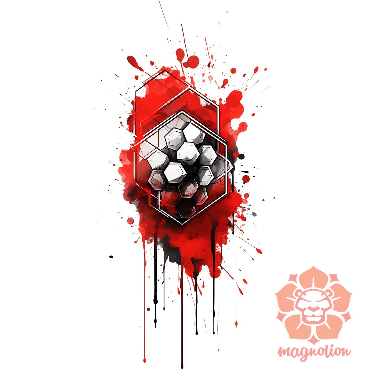 Hexagon tetoválás v2 egyedi  pulóver 