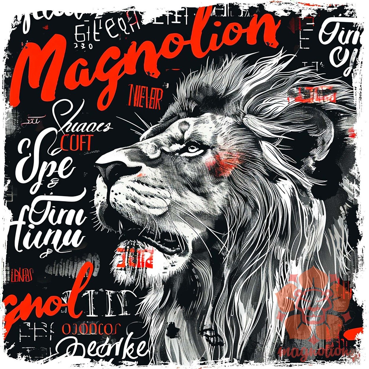 Magnolion graffiti v5 egyedi  pulóver 