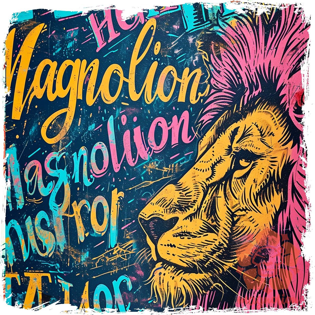 Magnolion graffiti v7 egyedi  pulóver 