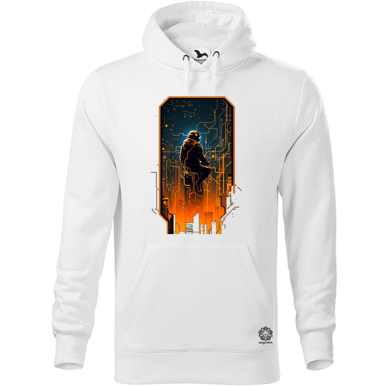 Mono vektor cyberpunk v5 egyedi  pulóver 