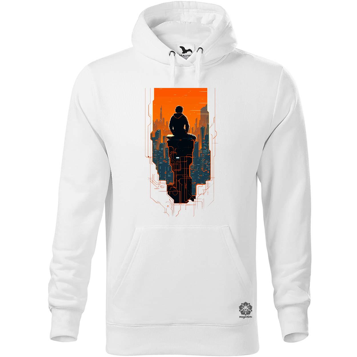 Mono vektor cyberpunk v6 egyedi  pulóver 