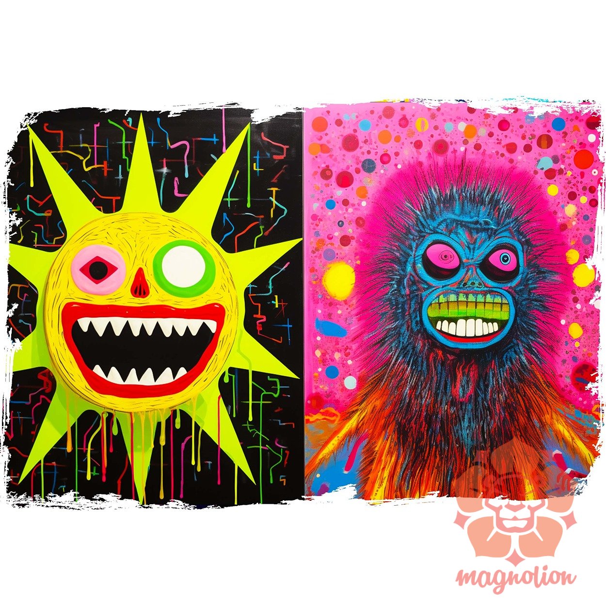 Multidimenzió ART deszkázás v4 egyedi  pulóver 