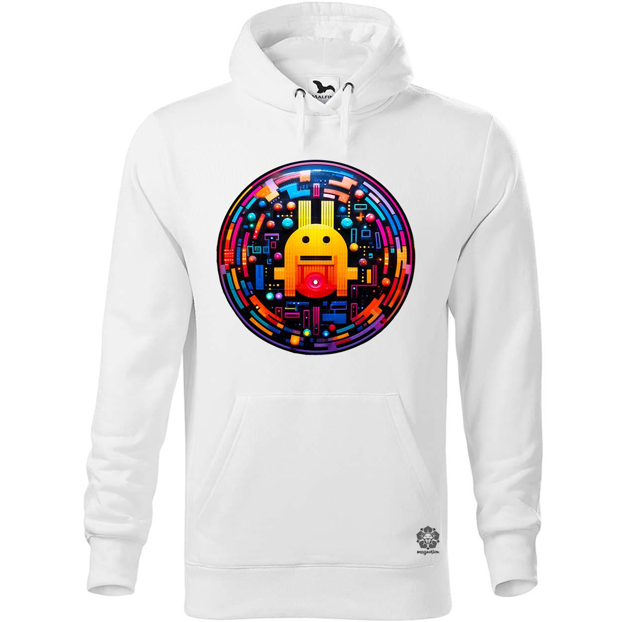 Pixelart bakelit az űrben v6 egyedi  pulóver 