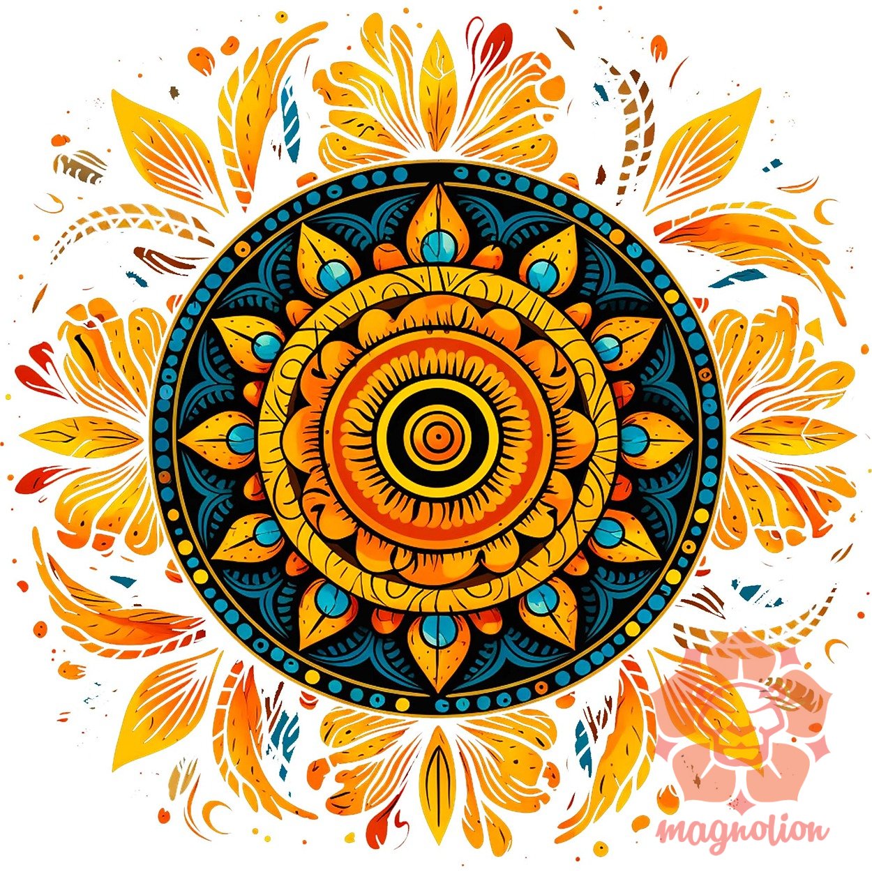 Részletes Mandala v3 egyedi  pulóver 