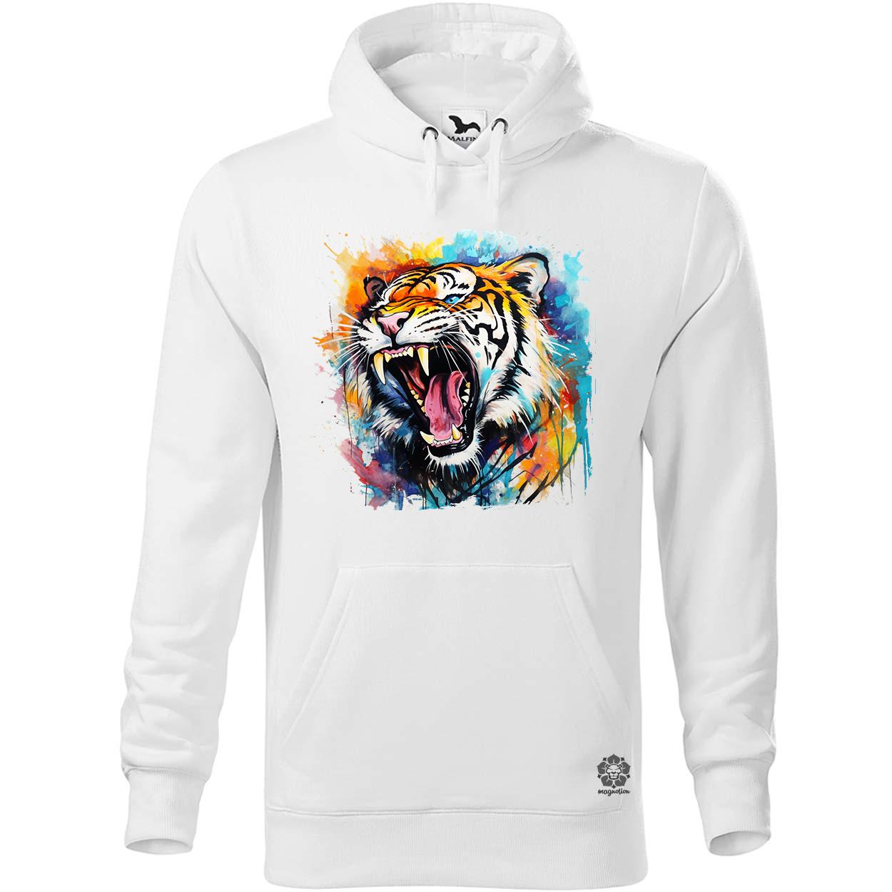 Üvöltő tigris v2 egyedi  pulóver 