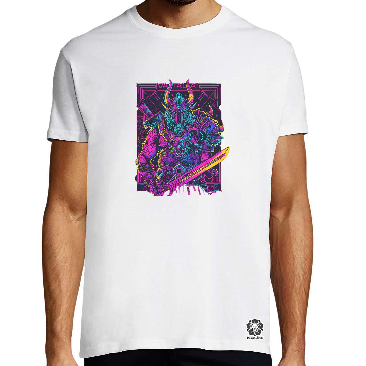 Cyberpunk Viking v2 egyedi póló 