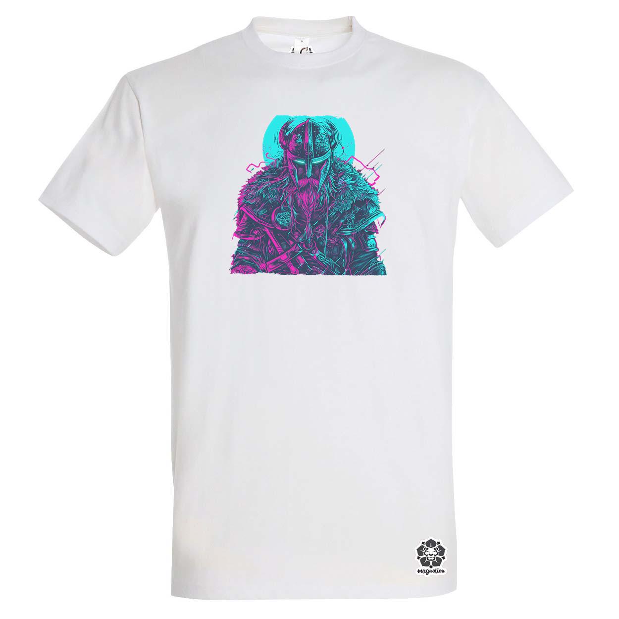 Cyberpunk Viking v3 egyedi póló 