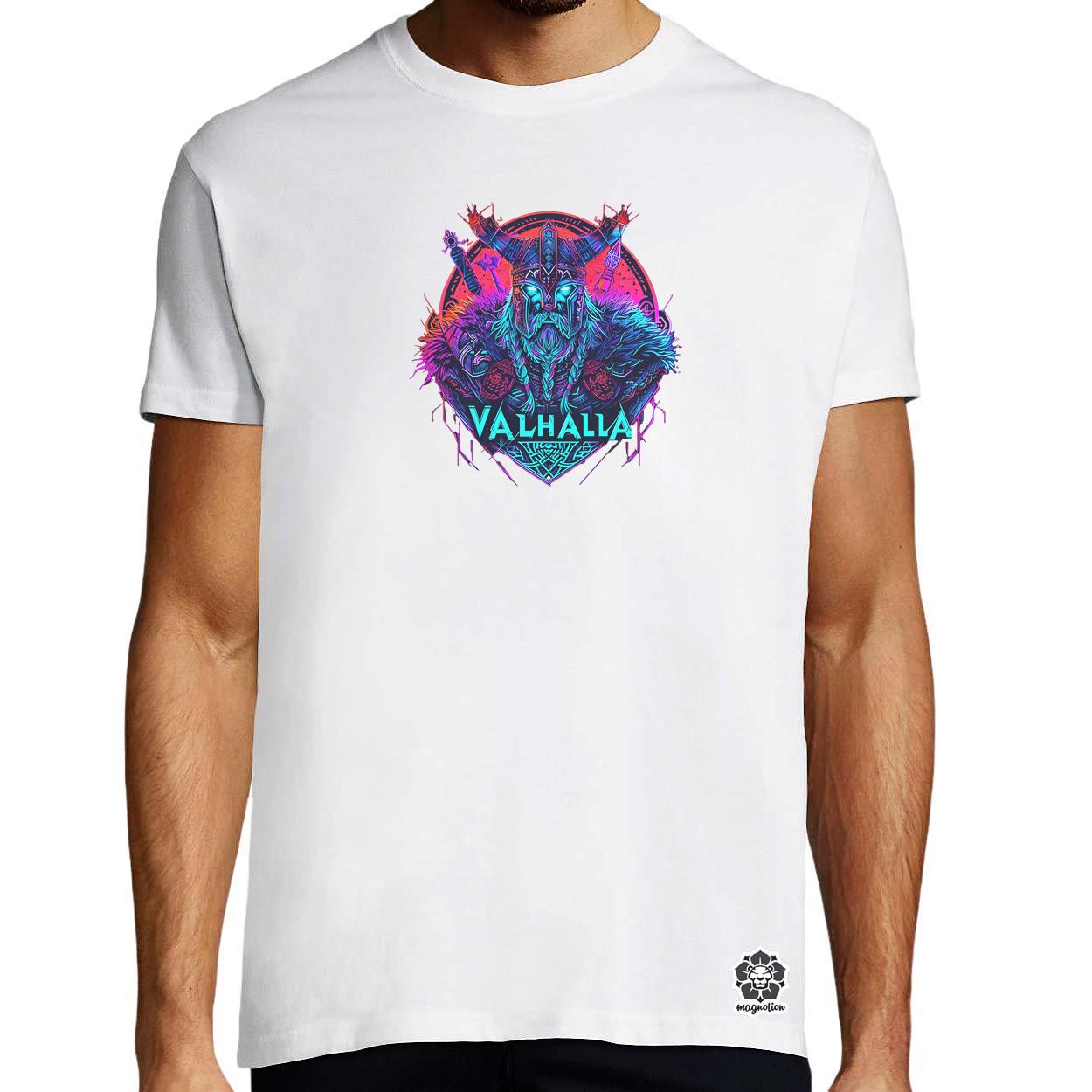 Cyberpunk Viking v4 egyedi póló 