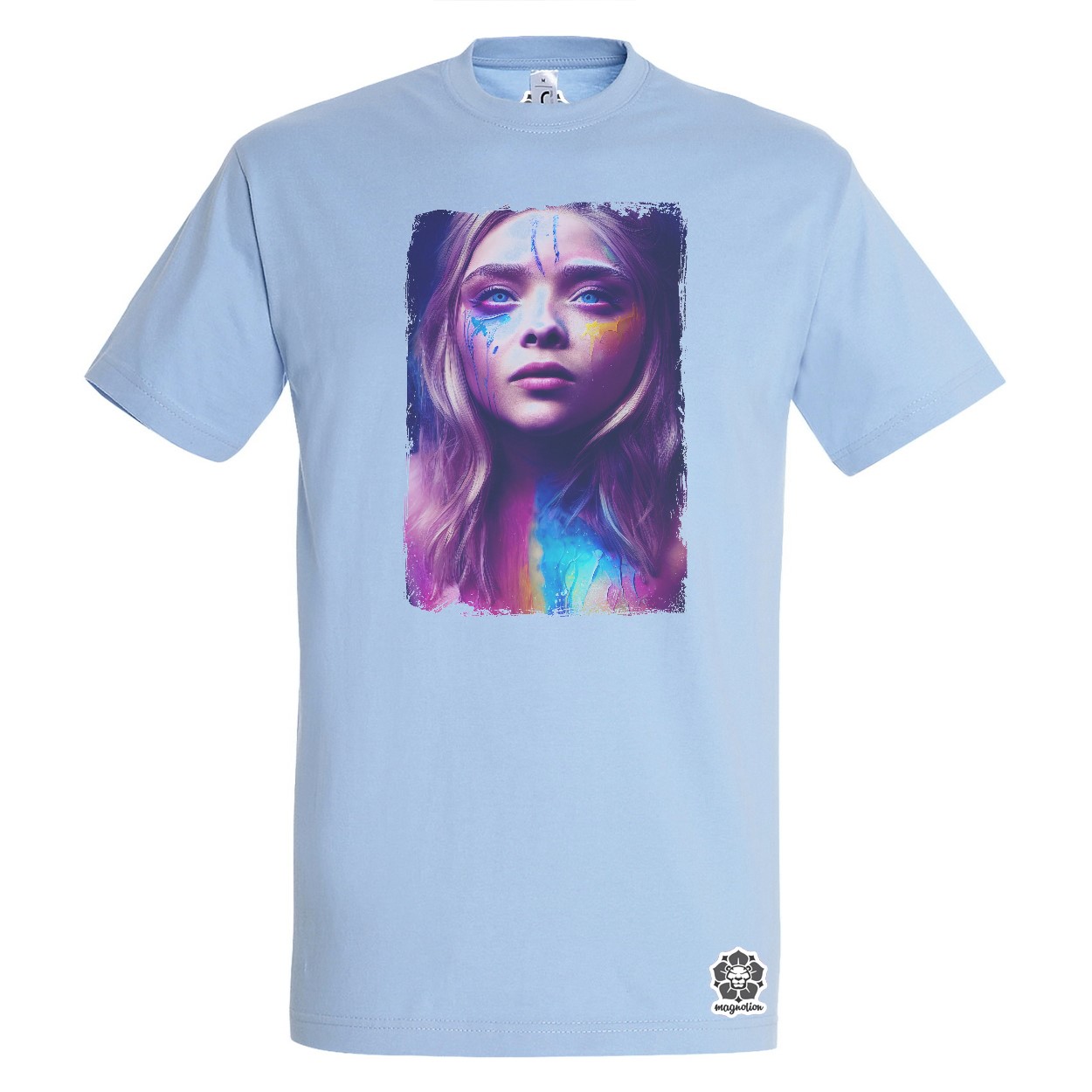 Folyékony színű bevonattal Chloe Grace Moretz  egyedi póló 