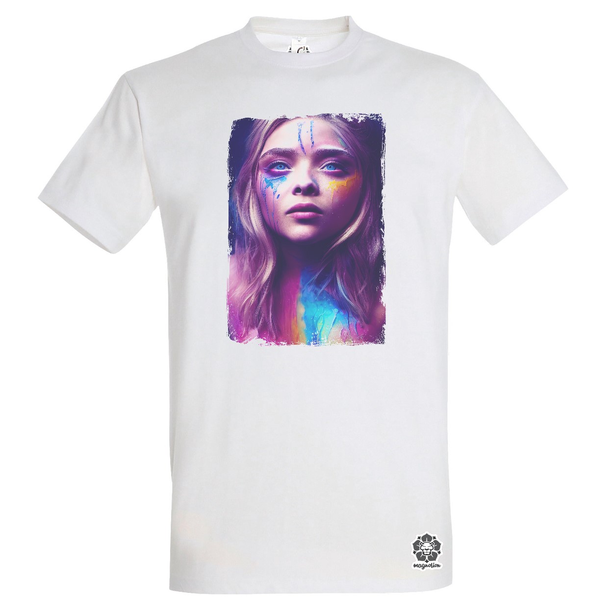 Folyékony színű bevonattal Chloe Grace Moretz  egyedi póló 